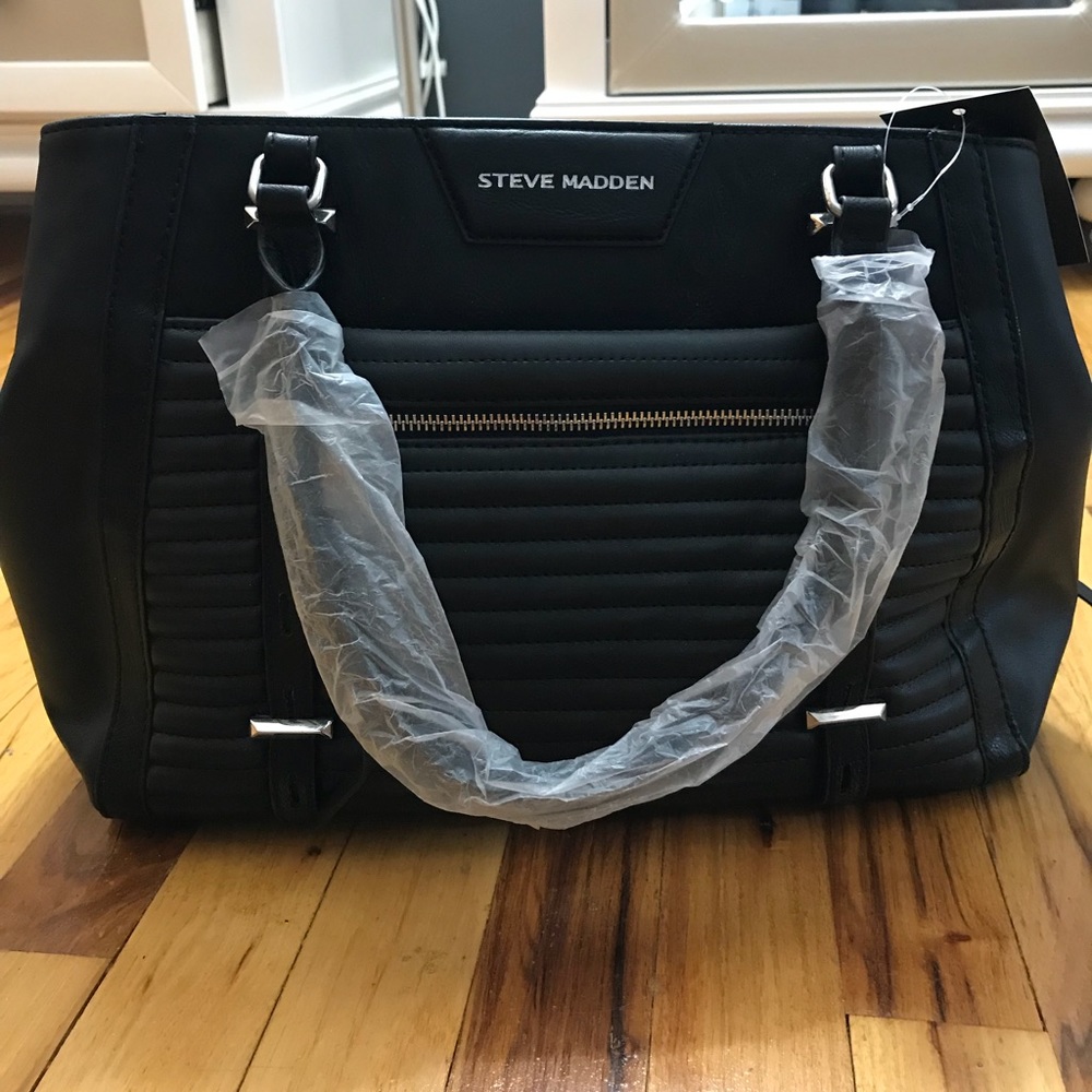 NEW Steve Madden Black Purse